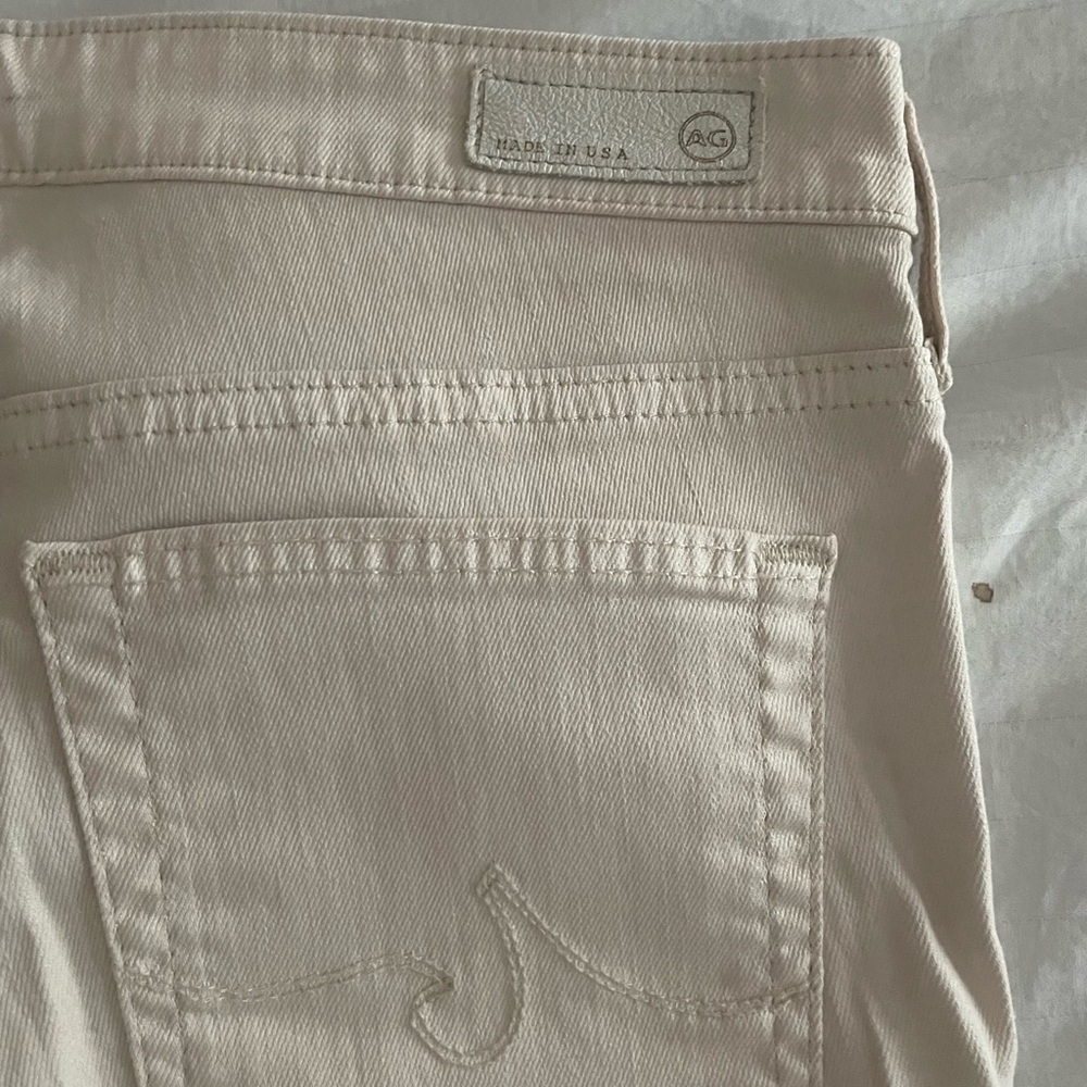 AG Adriano Goldschmied off-white skinny jeans, size 27